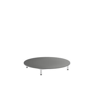 Lekebord 12:38 HPL Ø120 cm hvit