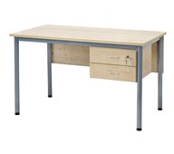 Lærerbord Marit HT bjørk med 2 skuffer 160x80cm