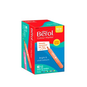 Tusjer Berol Colour Marker 12-p