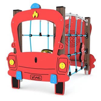 WOODEN brannbil WD1431