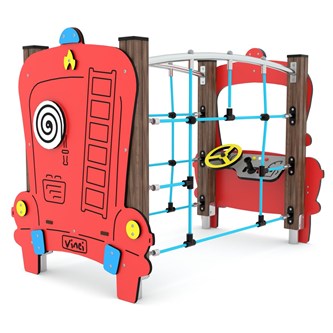 WOODEN brannbil WD1431