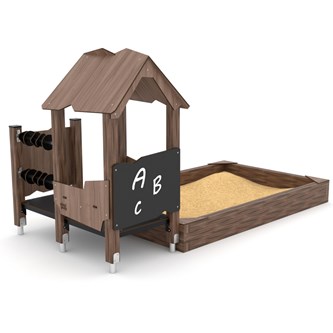 SOLO sandkasse og lekehus WD1455