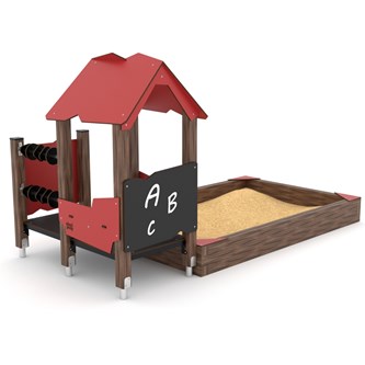 SOLO sandkasse og lekehus WD1455
