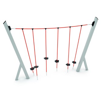 NETTIX klatrestativ m/balanseplater 1610