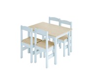 Lina bord og 4 stoler, farge