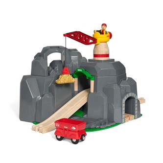 BRIO kran og fjelltunnel