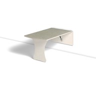 Vegghengt bord Henke bjørk linoleum 140x70x72 cm