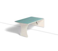 Vegghengt bord Henke bjørk laminat 120x70x72 cm