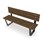 PARK Benk med rygg 160x48x80 cm 0902-2