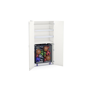 Norden materialskap Sport 100x60x210 hvit