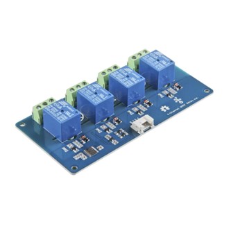 4 relèkort for solenoider