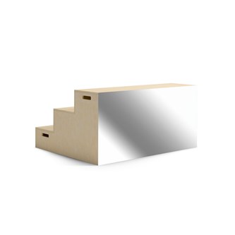 Scenemodul Idun 3 trinn 120 cm speil