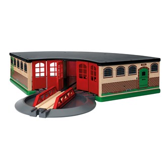 BRIO lokomotivstall