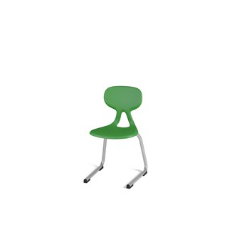 Stol Poly D small 33 cm sølv