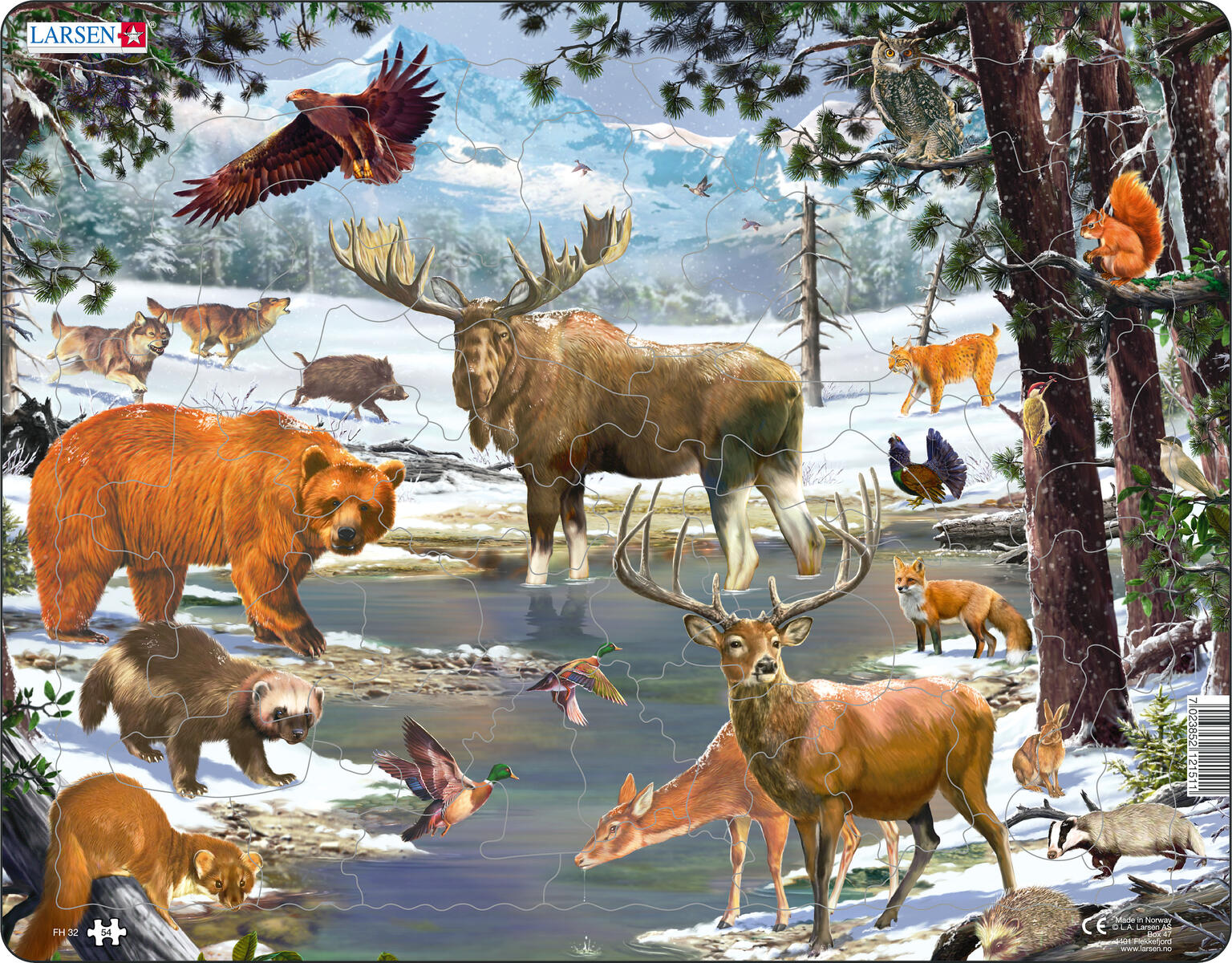 Животный мир европы. Larsen fh32 - животные Северной Европы. Пазл Ларсен Европейский лес. Larsen fh32 - животные Северной Европы атлас. Пазл Ларсен Дикие животные.