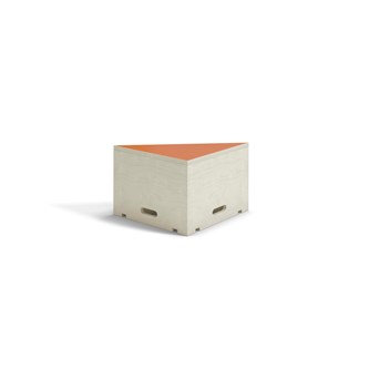 FIXA podie hvitpigmentert trekant 42