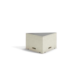 FIXA podie hvitpigmentert trekant 42