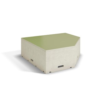 FIXA podie hvitpigmentert pentagon 88