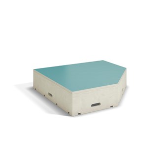 FIXA podie hvitpigmentert pentagon 88