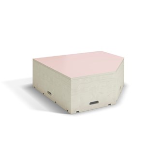 FIXA podie hvitpigmentert pentagon 88