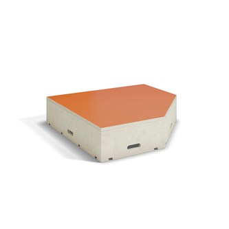 FIXA podie hvitpigmentert pentagon 88