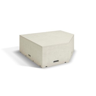 FIXA podie hvitpigmentert pentagon 88