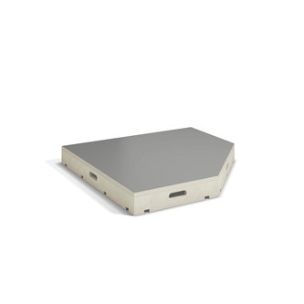 FIXA podie hvitpigmentert pentagon 88