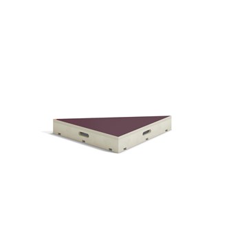 FIXA podie hvitpigmentert trekant 59