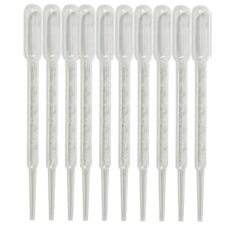 Pipetter plast 3 ml 90-100 stk