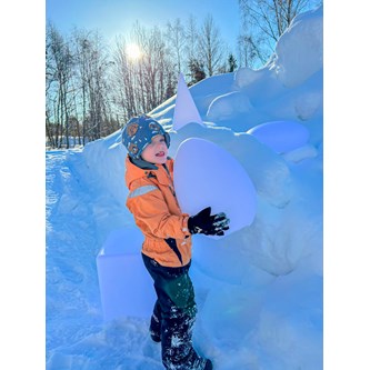 Sensorisk lysende egg H42 cm