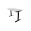 Skrivebord Chat FSC 140x80 cm svart