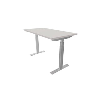 Skrivebord Chat FSC 140x80 cm sølv