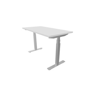 Skrivebord Chat FSC 140x80 cm sølv