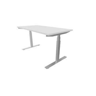 Skrivebord Work 140x70 cm E-motion Sølv