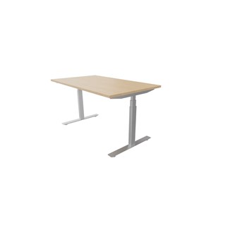 Skrivebord Chat FSC 140x80 cm sølv