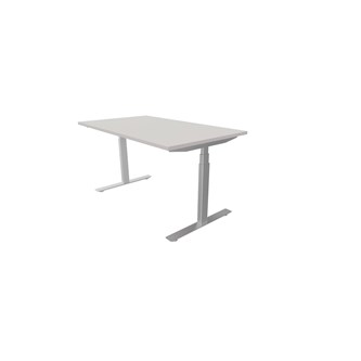 Skrivebord Chat FSC 140x80 cm sølv