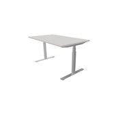 Skrivebord Work 140x80 cm E-motion Sølv