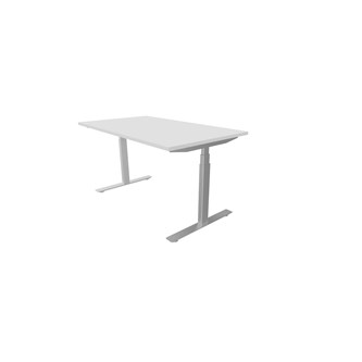 Skrivebord Chat FSC 140x80 cm sølv