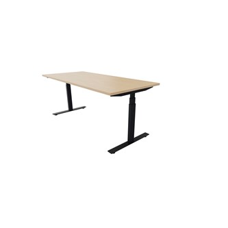 Skrivebord Work FSC HT 180x80 cm svart