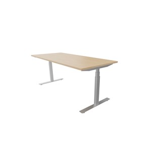Skrivebord Chat FSC 180x80 cm sølv