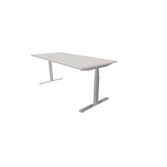 Skrivebord Work 180x80 cm E-motion Sølv