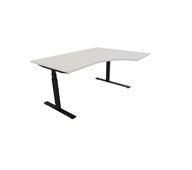 Skrivebord Chat FSC høyre 160x120 cm svart