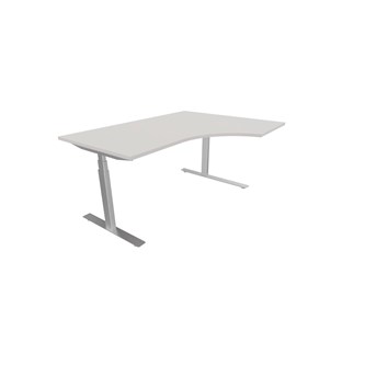Skrivebord Work høyre 160x120 cm E-motion Sølv