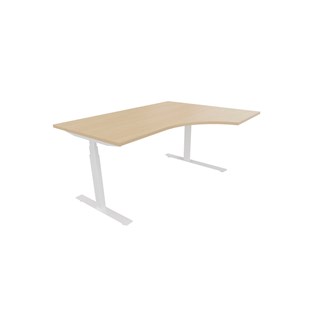 Skrivebord Chat FSC høyre 160x120 cm hvitt