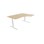 Skrivebord Chat FSC høyre 160x120 cm hvitt