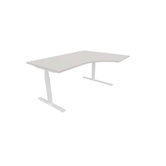 Skrivebord Chat FSC høyre 160x120 cm hvitt