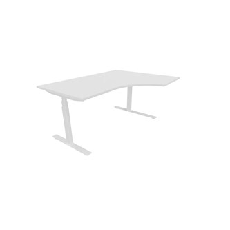 Skrivebord Chat FSC høyre 160x120 cm hvitt
