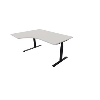 Skrivebord Work FSC HT venstre 160x120 cm svart