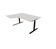 Skrivebord Work FSC HT venstre 160x120 cm svart