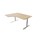 Skrivebord Chat FSC venstre 160x120 cm sølv